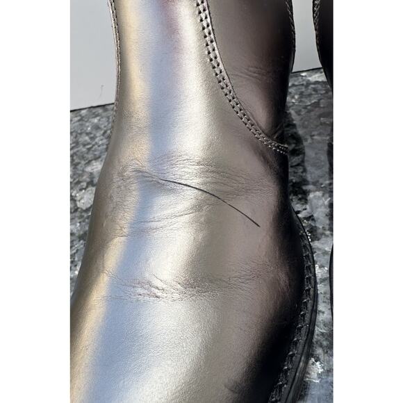 Straight to Hell - RICHARDS – SILVER LEATHER ZIP BOOTS Men’s Size 7 main image 7